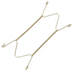 XYAX Dismountable Metal Home Decor Art Invisible Hook Fixed Securing clip Dish Spring Holder Plate Dish Hanger Decoration Crafts