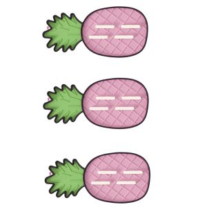 FOUNDTWO 3pcs/set Cartoon Pot Lid Storage Mat Silicone Pineapple Shaped Kitchen Drain Pad Cute Heat-Resistant Cutting Board Mat Kitchen