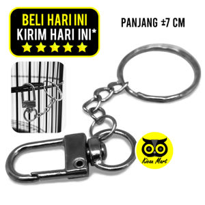 KICAU MART Rantai Gembok Besi Silver Pengunci Sangkar Burung Murai Lovebird Kacer Kenari Rantai Pengunci Kandang Kucing Anjing Hamster Sugar Glider