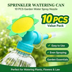 Buy 5 get 5 Plastic Sprinkler Nozzle Watering Bottle Head Flowerpot Plants Irrigation Tool well