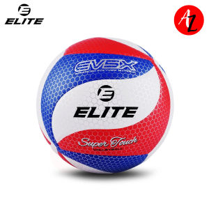 Elite EV5X Advanced Polymer Leather Super Touch Volleyball Category 5 Official Size Indoor Outdoor