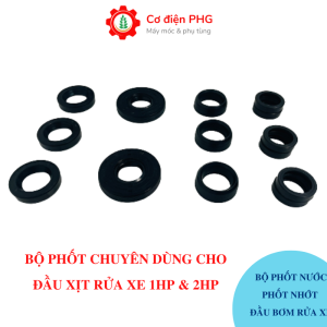 Bộ phốt nước phốt nhớt chuyên dùng cho đầu xịt rửa xe đầu bơm áp lực 1HP & 2HP