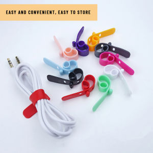 🔥Silicone Cable Winder Accesories USB Earphone Data Line Mouse Keyboard Protector Cable Organizer LovelylifeFu COD