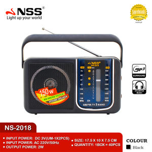 [COD] NSS 3 Band Radio fm am sale Radio with HQ Sound System Dynamic Speaker High Sensitivity Receiver Radio fm am original