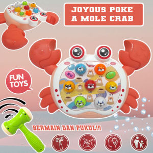 MAINAN ANAK PUKUL KEPITING JOYOUS WHACK A MOLE CRAB MUSIK