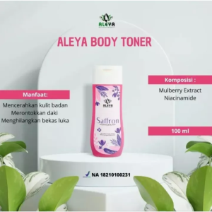 Toner Badan Pemutih Saffron Aleya Brightening Body Toner 100 ml