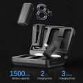 ULANZI UW-MIC 2.4GHz Wireless Microphone Dual Lavalier Mic for Smartphone. 