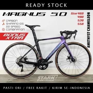 Pacific Bike Carbon Jual Pacific Bike Carbon Terbaru Indonesia Sepeda Balap Roadbike Carbon Shimano Sora 2X9 Speed Road Bike Carbon Pacific Spectre www.lazada .id