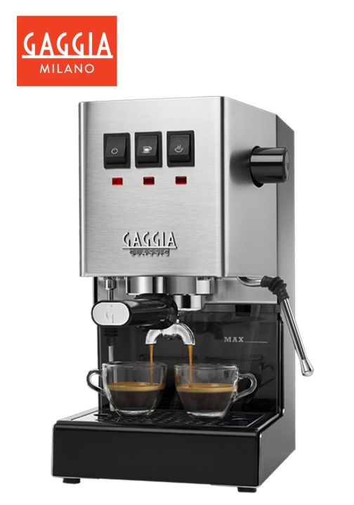 New Gaggia Classic Pro Stainless Manual Coffee Machine With Year