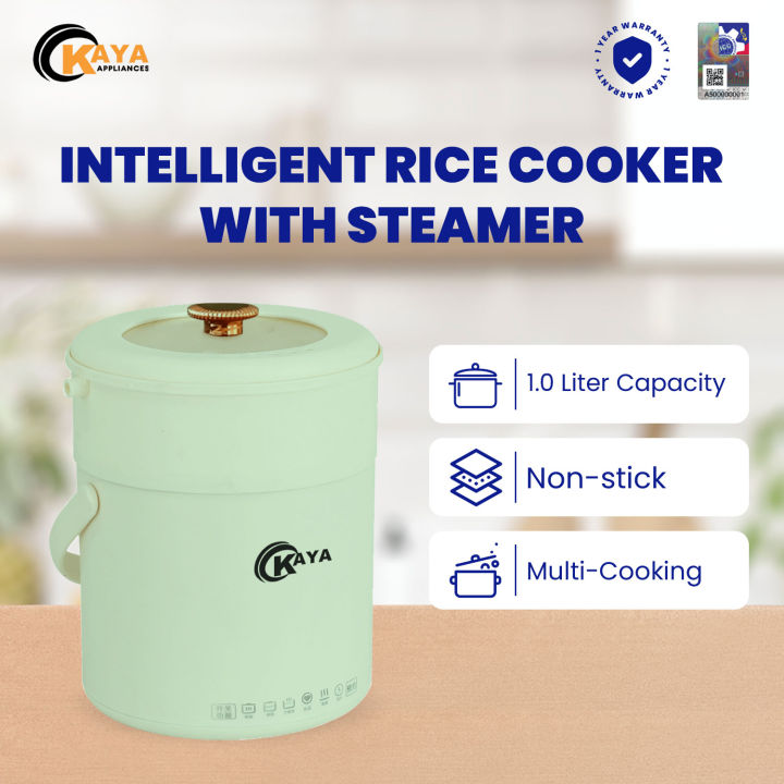 KAYA%20KY-1802%20-%201000ML%20Intelligent%20Rice%20with%20Steamer%20Small%20Multi%20Hot%20Pot%20Non-Stick%20Pan%20Electric%20Cooker%20-%20Image%203