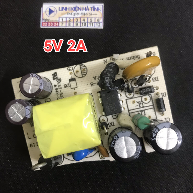 BO NGUỒN 5v2A MẠCH NGUỒN KHÔNG VỎ 5V 2A