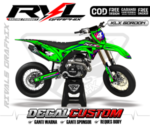 Decal sticker klx gorodon /kx/bf/dtracker custom full body premium terbaru