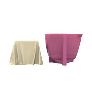 Silicone Planter Mold Table Shape Flower Pots Mould Easy Releasing Molds Silicone Texture Perfect for Home Decorations