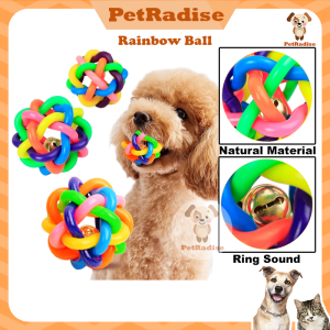 Rainbow Ball Squeaky Toy Dog Toy Bite Dog Chew Toy Puppy Toy Cat Toy Cat Toys For Cats Pet Toy Pet Toys For Cat Dog Toys For Bite 狗狗玩具 宠物玩具 猫玩具