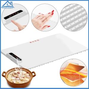 【New Arrival】 Smart Electric Warming Plate with Silicone Coating for Efficient Food Serving at Parties