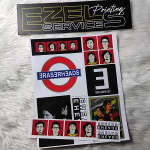Eraserheads Sticker set [9 pcs] - VINYL STICKER WATERPROOF