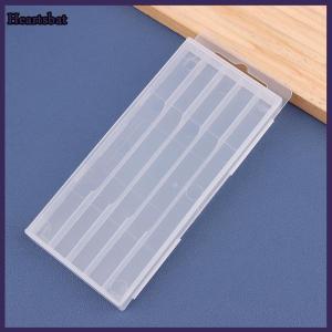 [Heartsbat] Plastic Twist Drill Empty Box Storage Box Toolbox Tool Accessories Woodworking Drill Bit 5 10 Hole Transparent Packaging Case