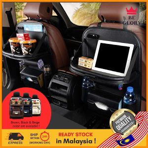 Artificial Leather Car Seat Back Storage Bag Multi-Pocket Storage Bag Hanging Bag Organizer Accessory Holder