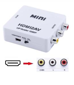 ตัวแปลง เอชดีเอ็มไอ HD to AV Converter แปลงสัญญาณภาพและเสียงจาก HD เอชดีเอ็มไอ เป็น AV