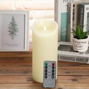 🔥SG LOCAL STOCK🔥Remote Control 3D LED Flickering Flameless Candles | Battery-Operated | Wedding Anniversary Birthday Proposal Party Festival Christmas Halloween | 8*10cm | 8*12.5cm | 8*15cm