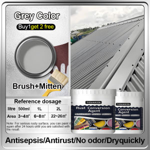 【sg stock】100% waterproof corrosion resistant colorfast anti rust paint for metal rust converter paint for metal gate metal paint rust conversion paint wrought iron paint
