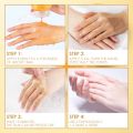 LIFUSHA GOLD HONEY MOISTURIZING HAND WAX WHITENING & SMOOTHING PEELING WAX 220g. 