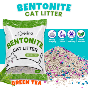 100% Organic Serina Bentonite Cat Litter Quick Clumping Dust Free Cat Litter