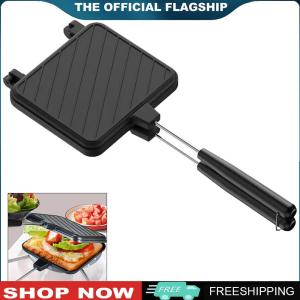 【New Arrival】 Multi-Functional Bakeware Flip Grill Pan Double Sided Non-Stick for Breakfast Pancakes Toast Omelets Easy to Use