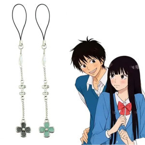 DSF Studio Anime Kimi Ni Todoke From Me to You Keychain Kuronuma Sawako Kazehaya Shouta Cosplay Flower Pendant Key Chain Gifts