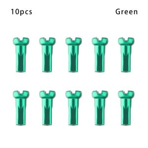 PIEPING 10/20/50pcs 6 Colors Mountain Bike Alloy Anodized 14mm Multicolor Wheel Spoke Nipples Bicycle Wheel Accessories Cycling Spokes Nipples
