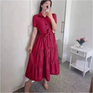#8621 Fashion Casual Dress Plus Szie For Women Fit To Large