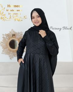 Gamis embos hitam/gamis embos murah/gamis couple