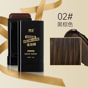✨ Genuine In Stock Fast Delivery ✨ Shoumei Xusheng White Hair Concealer Pen    Hair Dye Stick White Hair Cover Pen  Hair Coloring Stick Xusheng Hair Styling Stick Hair Dye Cream with Builtin Comb for Covering White Hair and Beard Tempo
