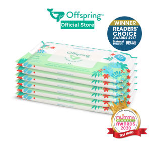 OFFSPRING BABY WIPES 20pcs X 6 pack Bundle