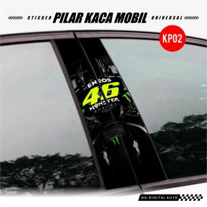 STICKER Pilar Kaca Mobil STIKER PILAR samping Car Universal KP02