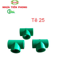 PHỤ KIỆN ỐNG NƯỚC NÓNG PPR TIỀN PHONG PHI 25 CÚT GÓCCHẾCH BA CHẠC NỐI THẲNG