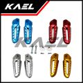 Footstep Belakang Alumunium Variasi Honda Beat FI-F1/Scoopy/Spacy/Vario 110-125-150/Revo-Absolute/Blade Foot Step Pijakan-Kaki Warna Merah-Silver-Biru-Gold-Emas. 
