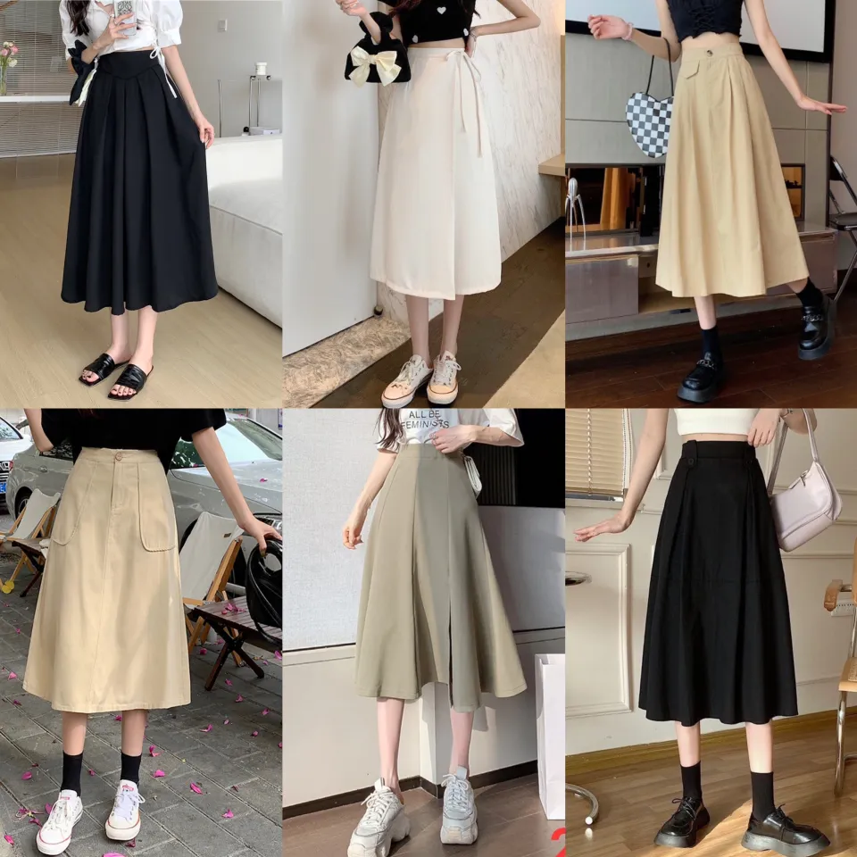 Chân váy dài Ulzzang | Shopee Việt Nam