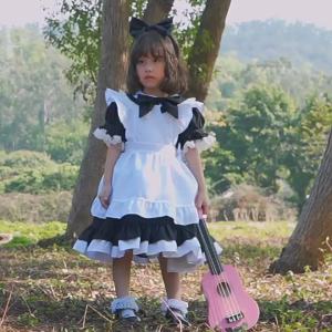 Đầm Lolita ba màu mẫu mới năm nay   Alice mẫu giáo cosplay Trang phục hầu gái biểu diễn sân khấu