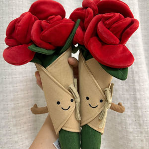 Hoa Hồng Dễ Thương Sang Trọng Đồ Chơi Hoa Kawaii Sang Trọng Búp Bê Hoa Lễ Tình Nhân Quà Tặng Sinh Nhật Cho Người Bạn