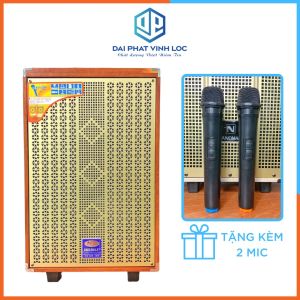 Loa Kéo Karaoke Công Suất Lớn - Loa Kéo Giá Rẻ Jagumax K-S302 - Loa Kéo Bluetooth Đọc Được Usb Thẻ Nhớ Tay Kéo Vân Gỗ - Tặng Kèm 2 Mic Bluetooth - Đại Phát Vĩnh Lộc
