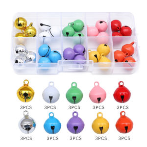 1 box Keychain Accessories Kit Bells Chain Jewelry Findings for DIY Jewelry Making Set