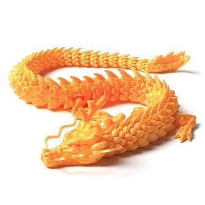 Fantic 3D Printed Chinese Dragon Full Body Joints Movable Home Furnishing Decoration Ornament Worth Collecting Creative Toys