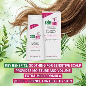 🧴✨ Sebamed Everyday Shampoo 200ml – Gentle Daily Care for Healthy Soft Hair! 💆♀️🌿