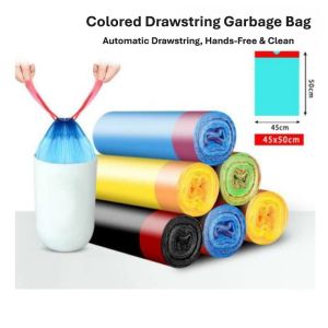 Garbage Bags Household Thickened Kitchen Drawstring Cleaning Pull Pole Bag