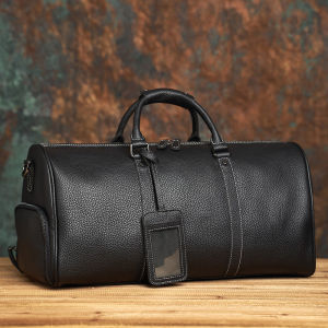 Travel Duffel Bag Handbag For Men Leather Travel Bag Travel Outdoor Shoulder Bags Weekender Bags Yoga Bag Sport Gym Bag NASVA