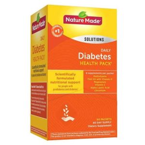 Thực phẩm Điều Hòa Tiểu Đường Nature Made Diabetes Health Pack của Mỹ hộp 60 gói