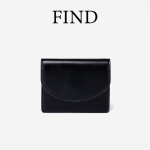 FIND Korean PU Leather Wallet Halfmoon Accordion Pocket Coin Purse For Women Card Holder Coin Purse