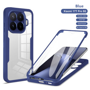 For Xiaomi 17T Pro Case For Xiaomi Mi 17T Pro 17TPro 5G 2026 Phone Casing 360 Full Cover Clear Transparent Shockproof Front Soft TPU Back Hard PC Full Body All Include
