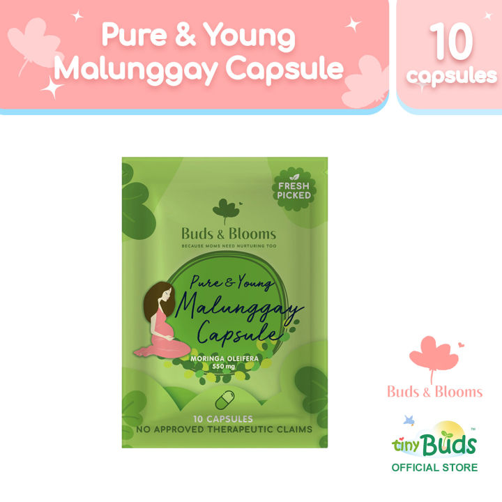 Buds & Blooms Pure & Young Malunggay Capsule - 10 Capsules